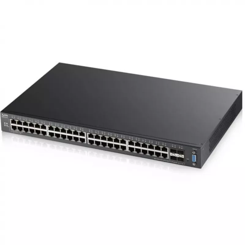 Zyxel XGS2210-52 valdomas L2 gigabitinio eterneto (10/100/1000) 1U juodas