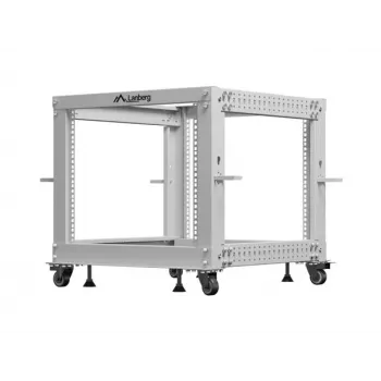 Stovas 19 inch 9U 600x600–1100 reguliuojamas pilkas