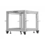 Stovas 19 inch 9U 600x600–1100 reguliuojamas pilkas