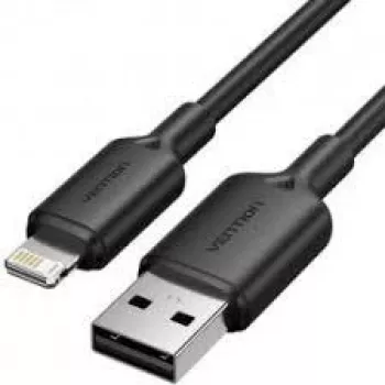 Lightning laidas Vention LAMBH, 2 m, USB-A į Lightning, juodas