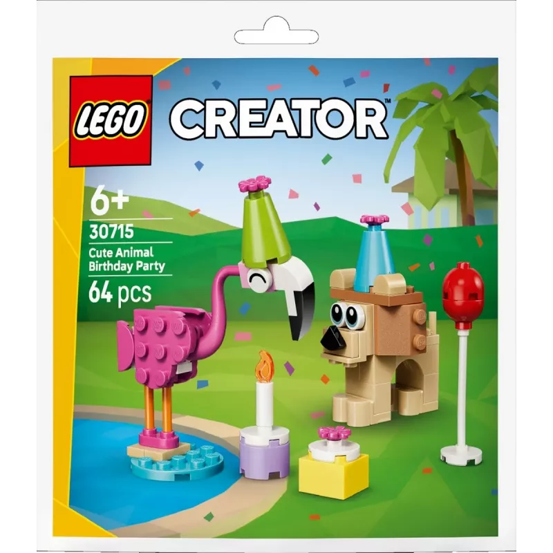 Creator Blocks 30715 Mielas gyvūnų gimtadienio vakarėlis