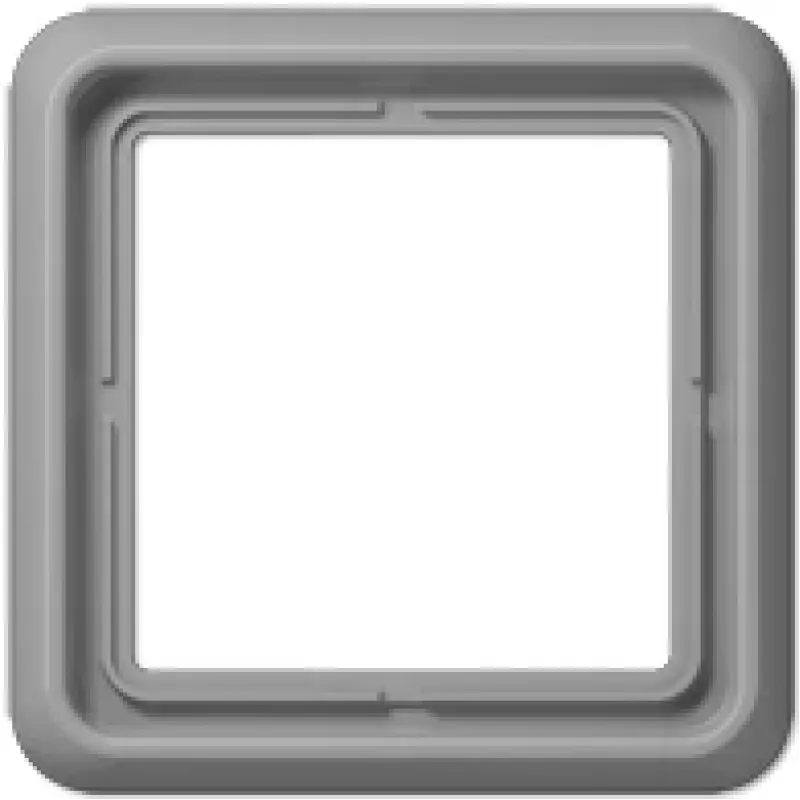 JUNG CD 581 GR Single Frame, Pilka