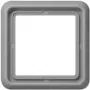JUNG CD 581 GR Single Frame, Pilka