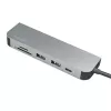 LogiLink UA0343 USB-C daugiafunkcis šakotuvas, aliuminis, USB 3.2 2-os kartos, įvairių