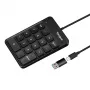 Targus AKP13GL skaičių klaviatūra, universali, USB, juoda