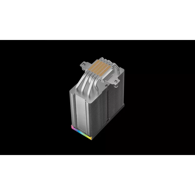 Oro aušintuvas DeepCool AK500S Digital SE — 120 mm ventiliatorius, palaiko LGA1700/AM5/AM4 ir Intel LGA115x/1200 lizdus, juodas