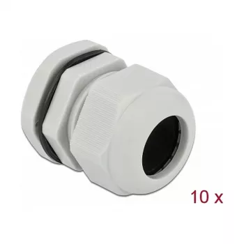 Kabelių sandariklis DeLOCK 60225 Pilkas Plastikinis 10 vnt.