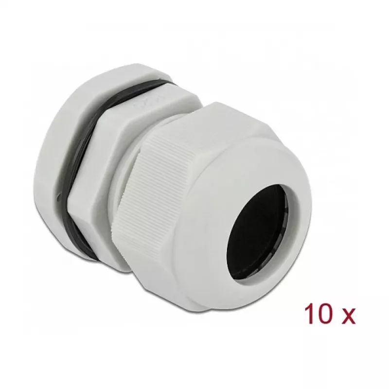 Kabelių sandariklis DeLOCK 60225 Pilkas Plastikinis 10 vnt.