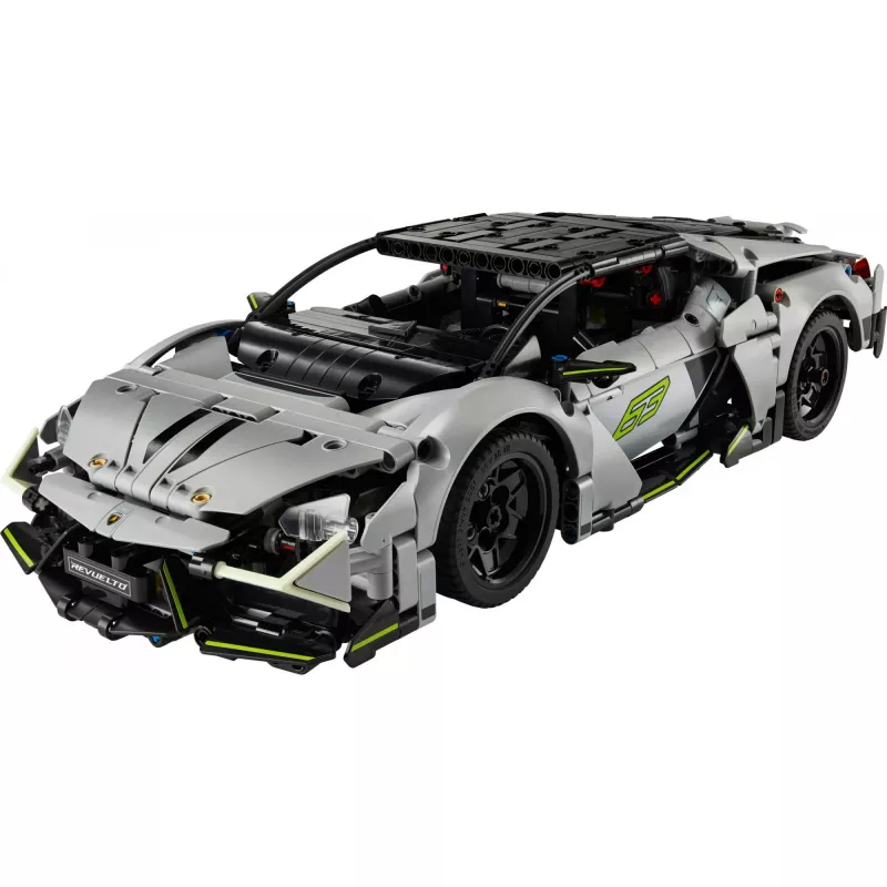 LEGO Technic Supercar Lamborghini Revuelto 42214 — 1:10 mastelio detalus modelio rinkinys, 1 135 detalės