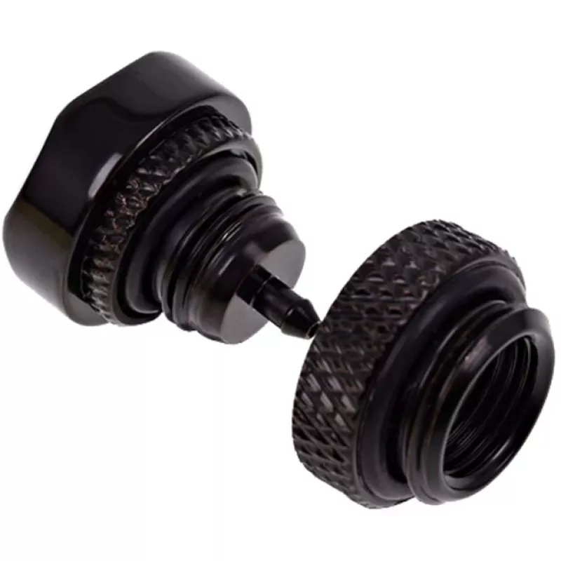 Alphacool Eiszapfen slėgio mažinimo vožtuvas G1/4 – giliai juodas (17361)