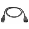 Assmann maitinimo ilgintuvo kabelis. C14 - C13 M/F. 5,0 m. H05VV-F3G 1,0 mm². juodas (AK-440201-050-S)