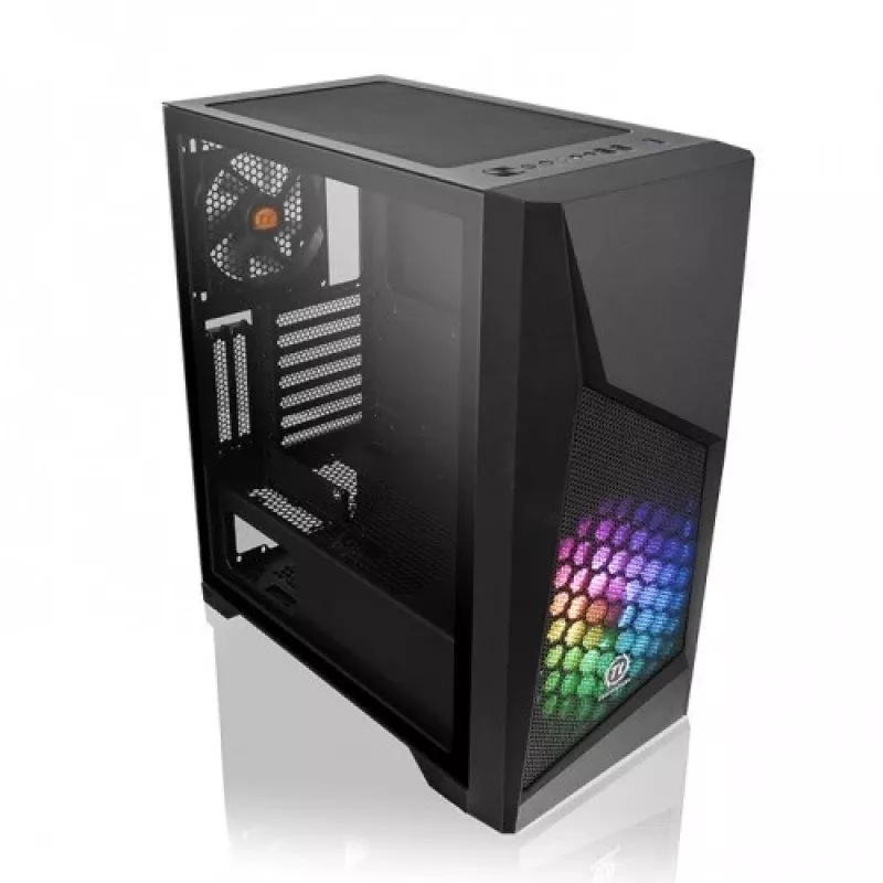 PC korpusas Thermaltake Commander G32 TG ARGB Midi Tower juodas