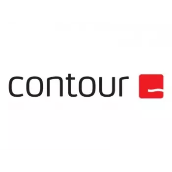 Ergonomiška laidinė pelė Contour X-Bar su centriniu dizainu – juoda