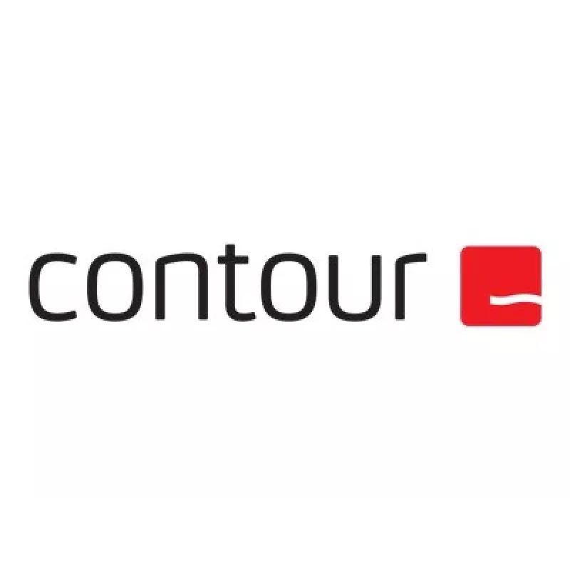 Ergonomiška laidinė pelė Contour X-Bar su centriniu dizainu – juoda