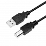 USB laidas LogiLink CU0009B 5 m USB A USB B Juodas