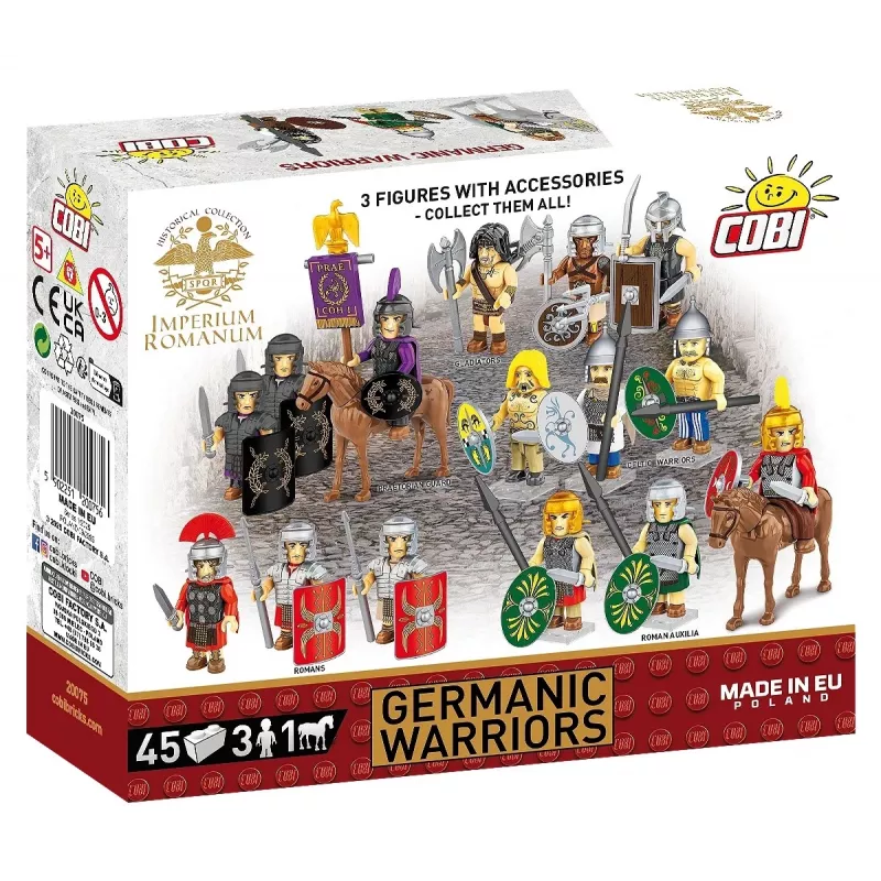Statybinis rinkinys Cobi kaladėlės Imperium Romanum Germanų karys – istorinės mini figūrėlės ir kaladėlės