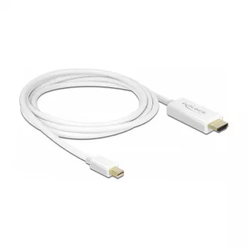 Vaizdo kabelio adapteris DeLOCK 83707 Mini DisplayPort į HDMI 2m Balta