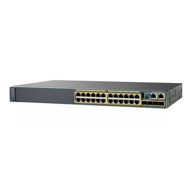 Cisco - Catalyst 2960X-24TS-LL - Switch - Managed - 24 x 10/100/1000 + 4 x Gigabit SFP - Desktop
