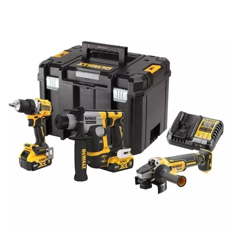 Akumuliatorinis atsuktuvas / smūginis suktuvas DeWALT DCK355P2T-QW 18V 2x5Ah