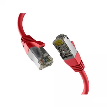 EFB-Elektronik CAT8.1 raudonas 1,5 m RJ45 komutacinis kabelis S/FTP PIMF LSZH 2000 MHz 40 Gb tinklo kabelis Gamintojas: EFB Elektronik (EC020200291)