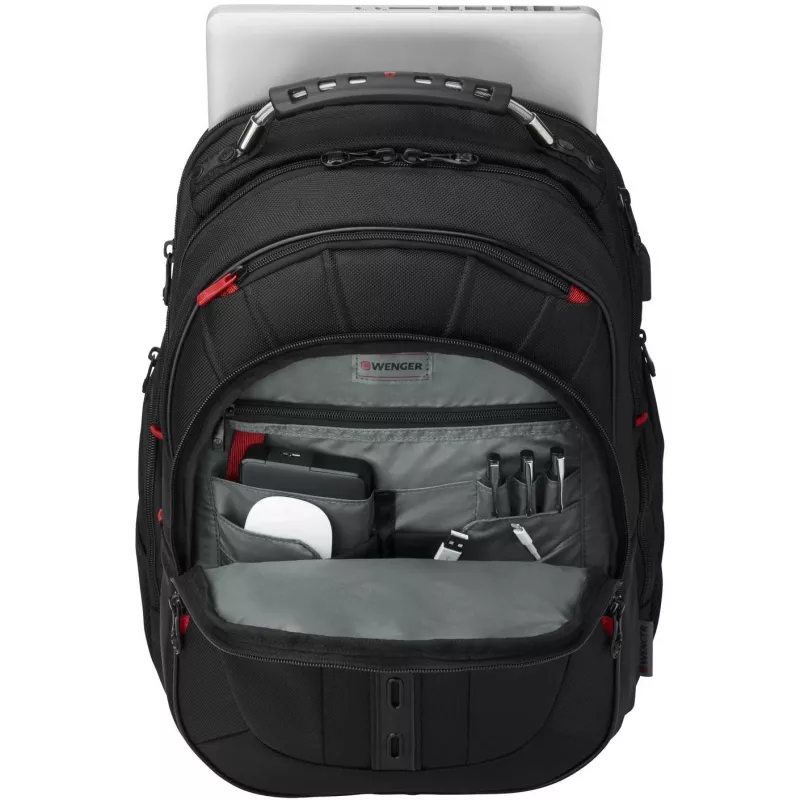 Wenger Pegasus Deluxe - nešiojamojo kompiuterio kuprinė - 40,6 cm - 35,60cm (14) - 40,60cm (16) - Juoda (606492)