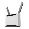 Belaidis maršrutizatorius MikroTik Chateau PRO ax — dviejų juostų 2,4/5 GHz, 3548 Mbit/s, PoE, 5x LAN, 2 išorinės antenos, pilka/baltas
