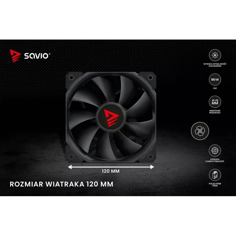 SAVIO VORTEX X2 CPU aušintuvas