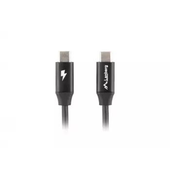 Laidas USB-C M/M 2.0 CA-CMCM-40CU-0005-Juoda 0,5 m