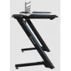 Onex | RGB žaidimų stalas su puodelio laikikliu, ausinių kabliu, žaidimų pultelio laikikliu, 114 cm (plotis) | GD1200Z | Juoda