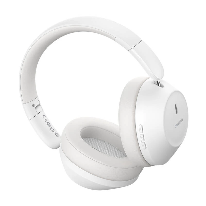 Baseus Bass 30 Max belaidės ausinės Bluetooth 5.3 ant ausies ausinės su žemų dažnių stiprinimu 40 mm diafragma itin mažo delsimo ausinės 50H