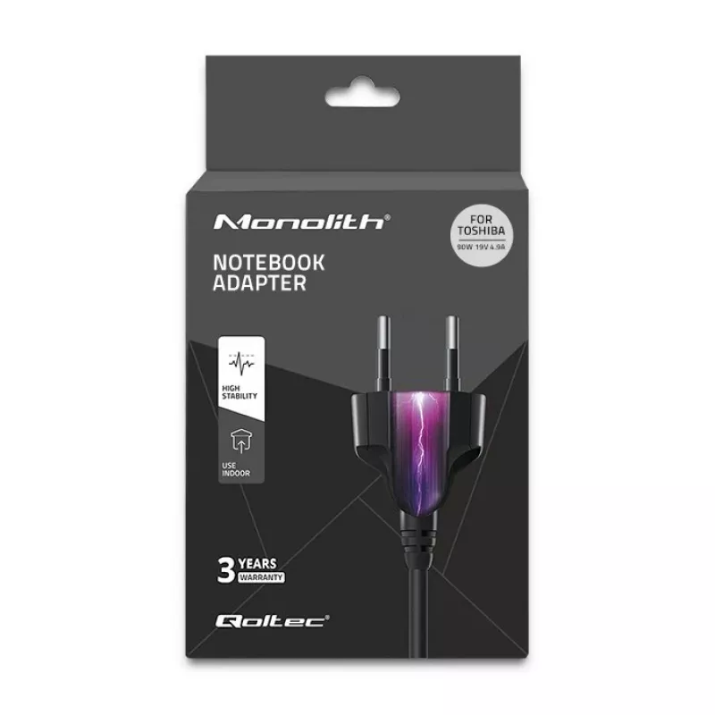 Qoltec 50076.90W maitinimo adapteris Vidinis Juodas