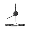 Yealink UH34 SE Lite Dual Teams laisvų rankų įranga, laidinė, ant galvos dedama, biurui / skambučių centrui, USB Type-C, juoda