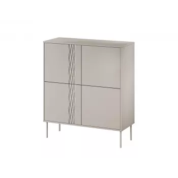 4D komoda TRESSE 100x40x110 kašmyro matinis