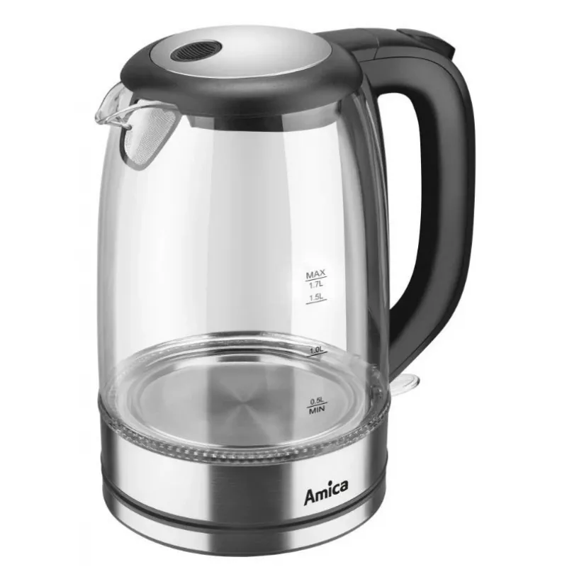 Elektrinis virdulys Amica 1.7L 2200W Sidabrinis
