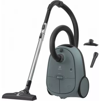 Drum vacuum Electrolux EB61C1OG 850W 3,5 L dulkių maišelis, teleskopinis plieno vamzdis, EPA12, 12 m veikimo spindulys