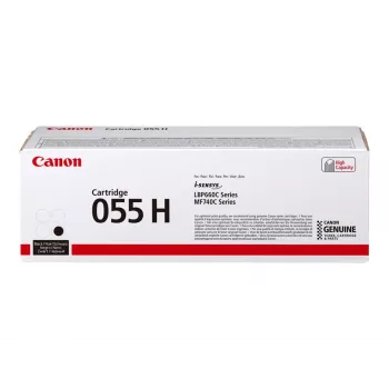 Canon 055H dažų kasetė 1 vnt. Originali Juoda