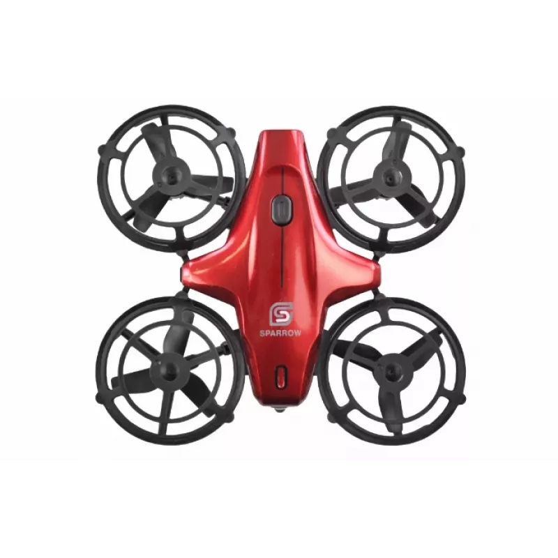 Kameradronas Amewi 25324 Mini-dronas 300 mAh Juoda Raudona