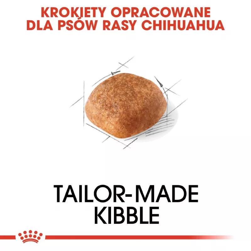 Sausas šunų maistas Royal Canin Chihuahua Adult 1,5 kg — Vištiena, 28% baltymų, maža/labai maža veislė