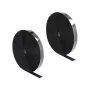 DeLOCK itin tvirta lipni juosta su kabliukais ir kilpelėmis 25 m x 25 mm juoda