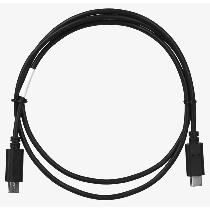 USB 2.0 USB-C į USB-C kabelis LANBERG CA-CMCM-10CU-0010-BK, 1 m, juodas, 480 Mbit/s, auksuoti kontaktai