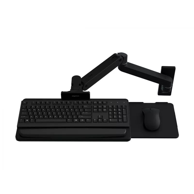 Klaviatūros spaustukas Ergotron LX Pro Wall klaviatūra Arm juodas aliuminis