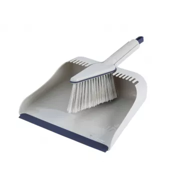 Dulkių semtuvėlio ir šluotelės rinkinys Beldray LA032760PEU7 Deep Clean Design, kompaktiška rankinė šluotelė su kampuotais šereliais ir atitinkamu dulkių semtuvėliu