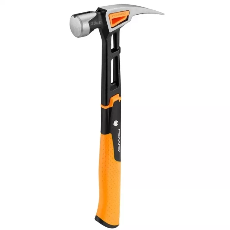 Fiskars 1020214 plaktukas Nagų plaktukas juodas, metalinis, oranžinis