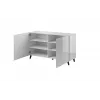 Cama Komoda 2D REJA baltas blizgus/baltas blizgus