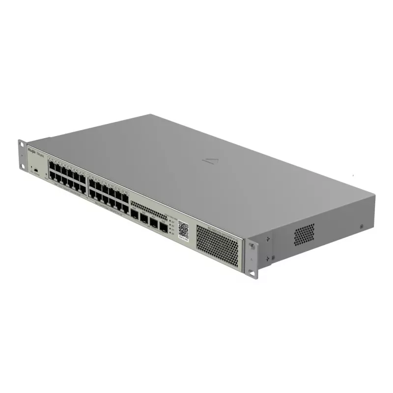 Ruijie Networks RG-NBS3100-24GT4SFP-P-V2 tinklo komutatorius valdomas L2 Gigabit Ethernet (10/100/1000) Power over Ethernet (PoE) metalinis
