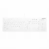 Contour Design Active Key Contour QuickClean medicininė klaviatūra su nuimamu dangteliu, pilno dydžio, laidinė, balta, DE C8112