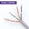 UTP komutacinis kabelis CAT6 varis Cu 100 m pilkas – QOLTEC 54560