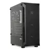 PC korpusas IBOX LUPUS 27 Midi Tower ATX, grūdintas stiklas, RGB, 455×200×380 mm, palaiko ATX, GPU iki 32 cm