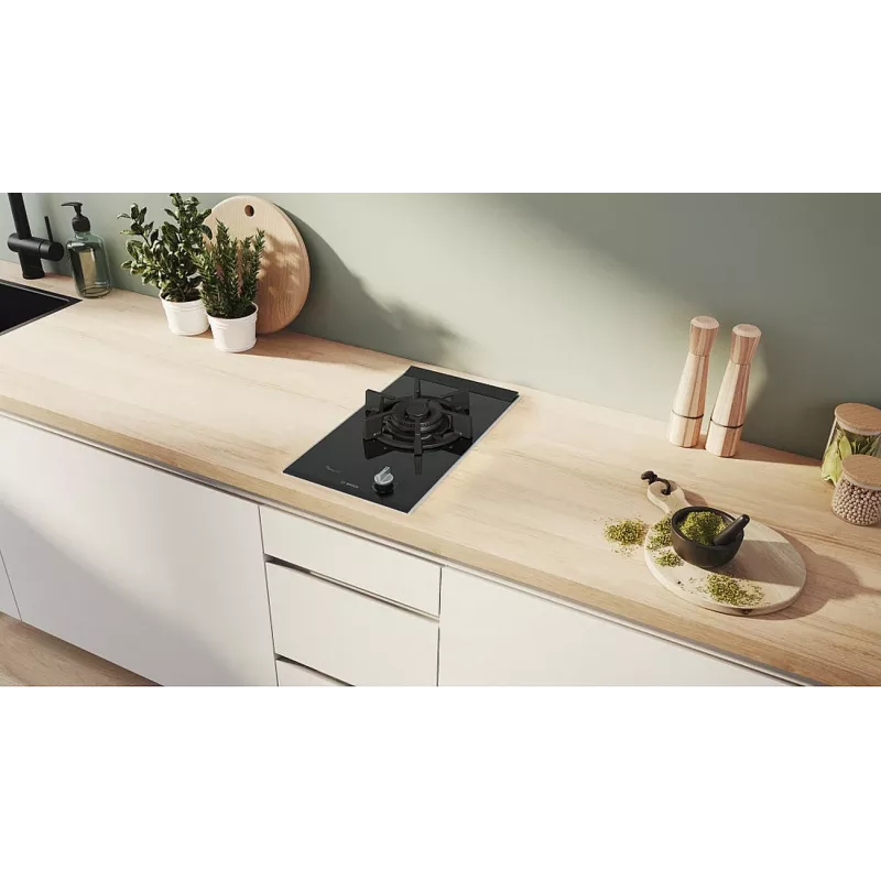 Bosch Serie 8 PRA3A6I10 kaitlentė Juoda Integruojama 30 cm Dujinė 1 zona (-os)
