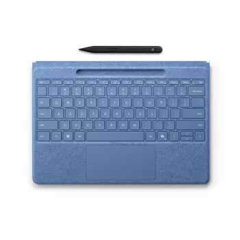 Klaviatūra, skirta Microsoft Surface 8YU-00027 — QWERTZ vokiškas išdėstymas, Bluetooth, jutiklinė dalis, mėlyna